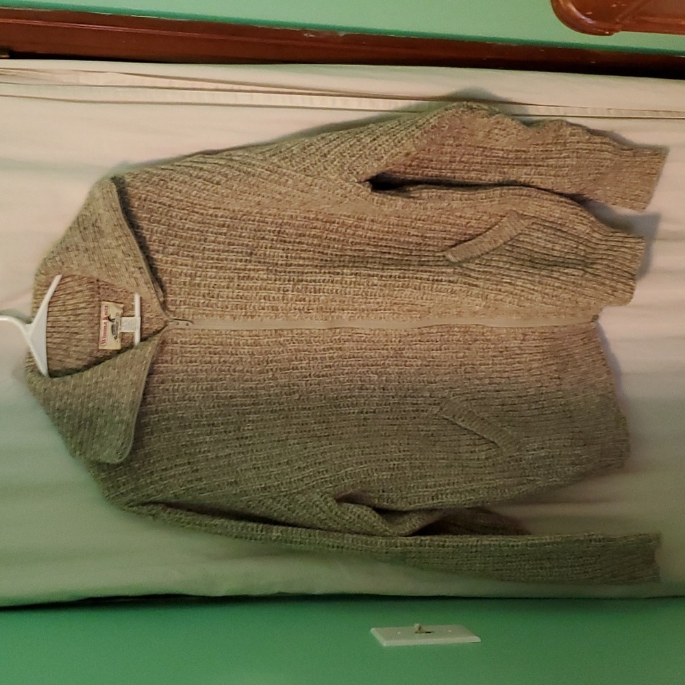 Vintage 70s 80s Winona Knits Zip up Wool Sweater - Picture 2 of 12